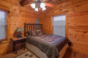 Bedroom 2 1 Clear Sky Ridge Cabin Rentals Near Wolf Pen Gap In Mena Arkansas