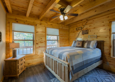 Bedroom 2 1 Hideaway At Clear Sky Ridge Cabin Rentals Near Wolf Pen Gap In Mena Arkansas