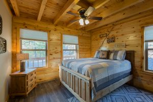 Bedroom 2 1 Hideaway At Clear Sky Ridge Cabin Rentals Near Wolf Pen Gap In Mena Arkansas